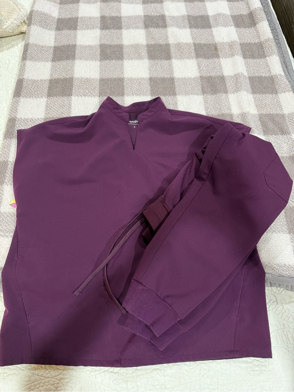 Women's Plum scrub set small petite